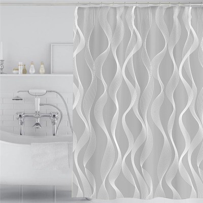 Stripped Bathroom Shower Curtain Stripped Bathroom Shower Curtain